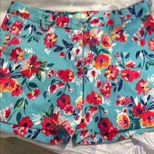 Jade Melody Tan Floral Women's Shorts